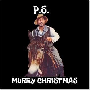 Vintage TV Westerns Murry Christmas Posters and Art